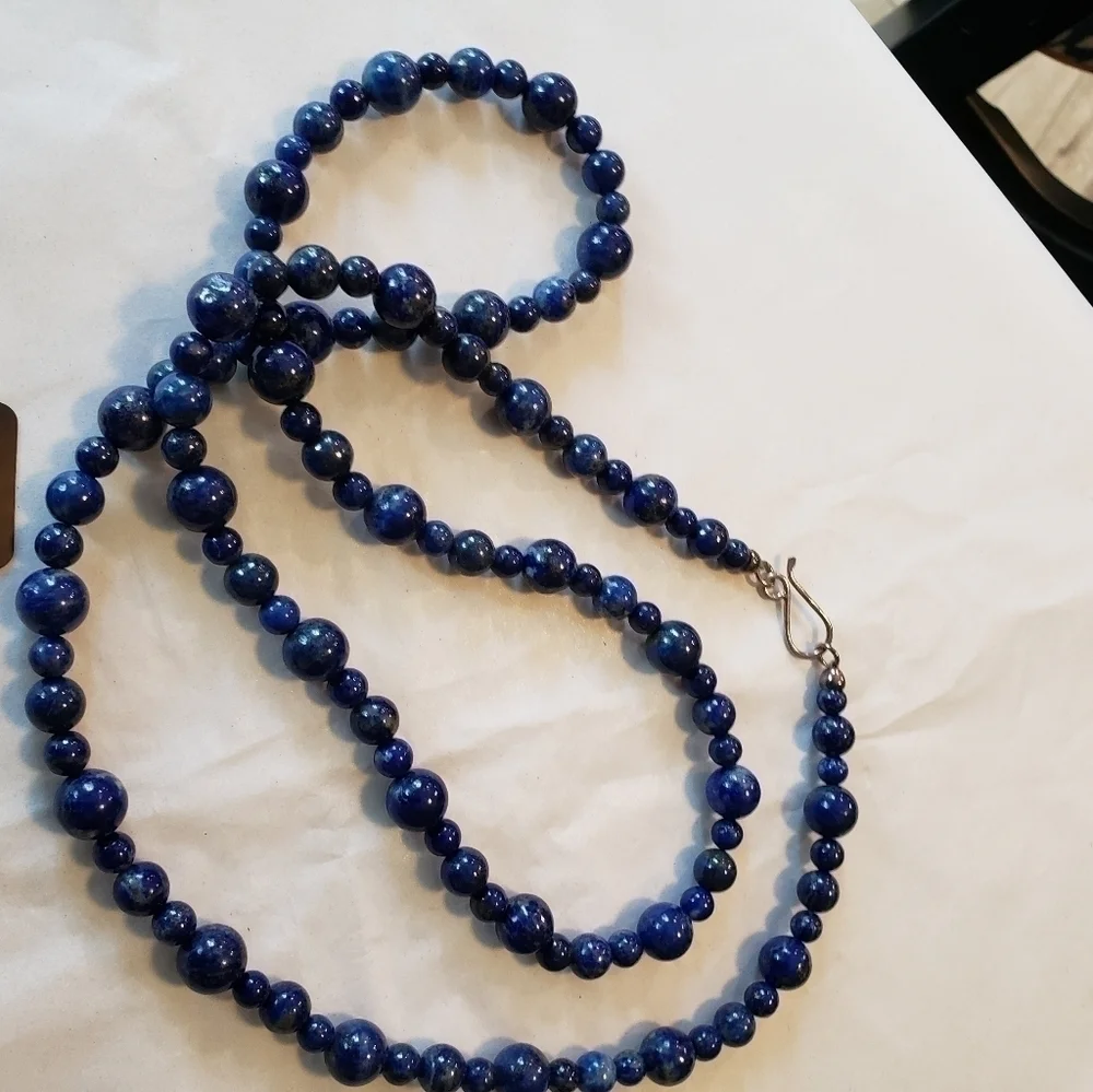 𝅺jay King 36" Blue Lapis Necklace - Picture 10 of 11